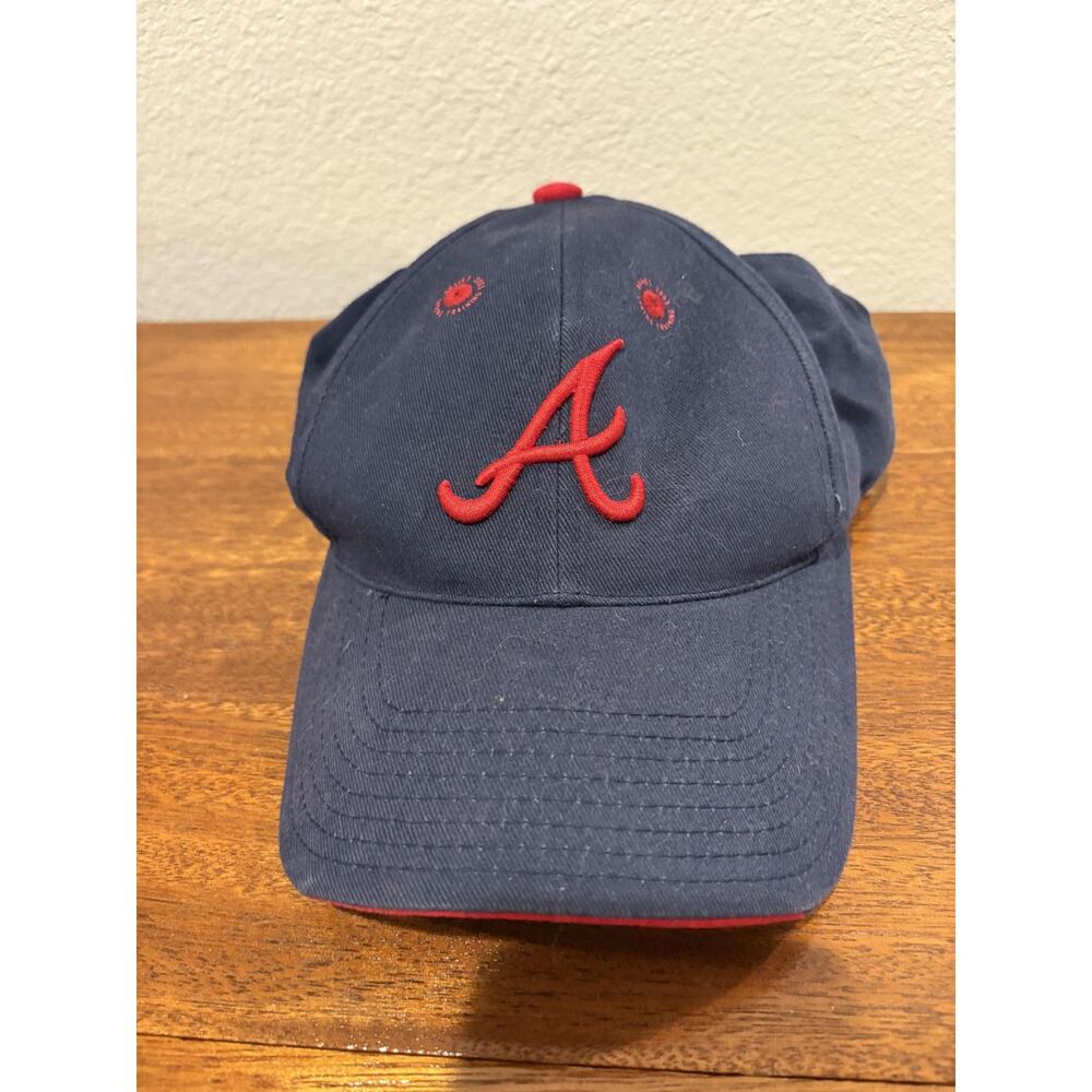 Vintage Atlanta‎ Braves Hat Cap Strap Back MLB Baseball Spring Training 2000s